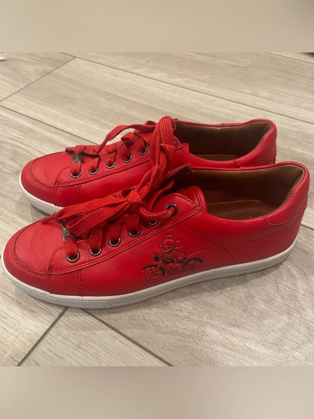 COACH X DISNEY Motorcycle Mickey Sneakers